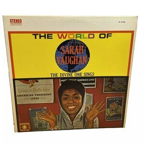 The World Of Sarah Vaughan The Divine One Sings (Vinyl, 1964) SR-52109 FAIR